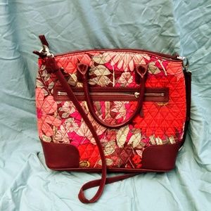 Vera Bradley Day Off Satchel in Bohemian Blooms